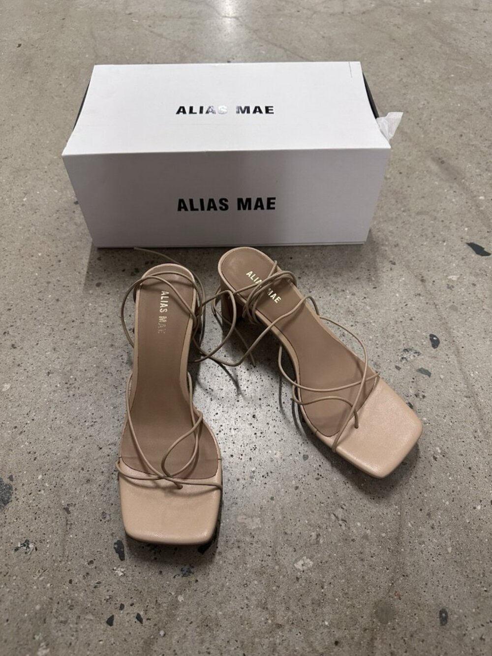 Alias Mae Lune Heels Natural Leather